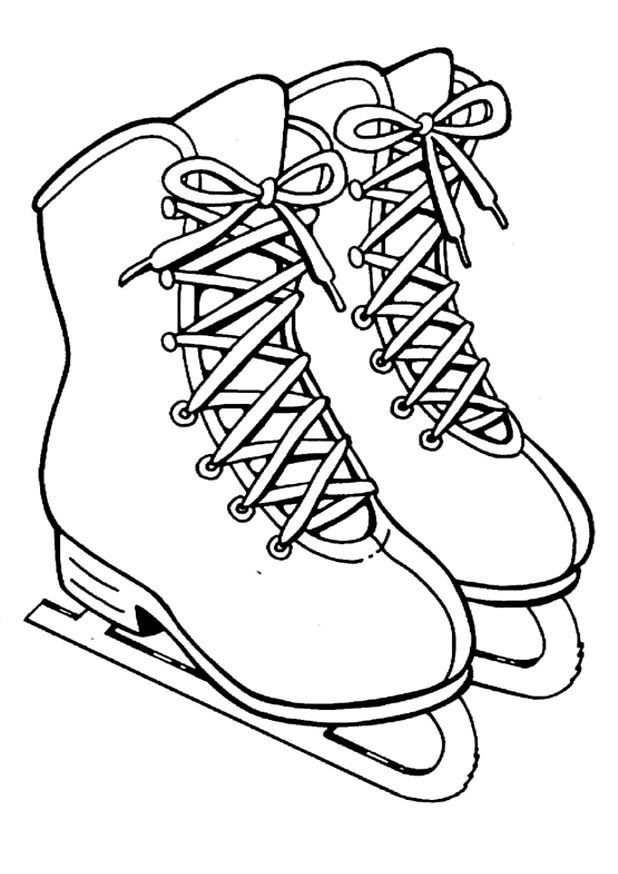 Kids Ice Skating Coloring Pages - Coloring Home