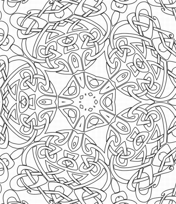 Abstract coloring pages printable adult coloring pages special ...