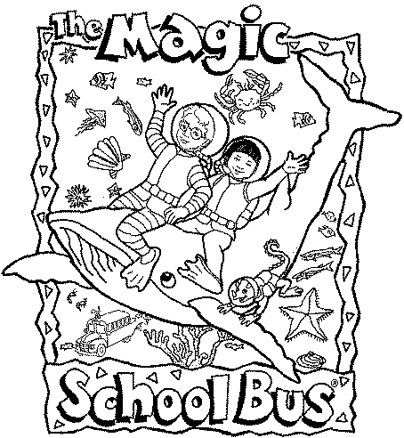 magic school bus coloring pages to print - photo #13