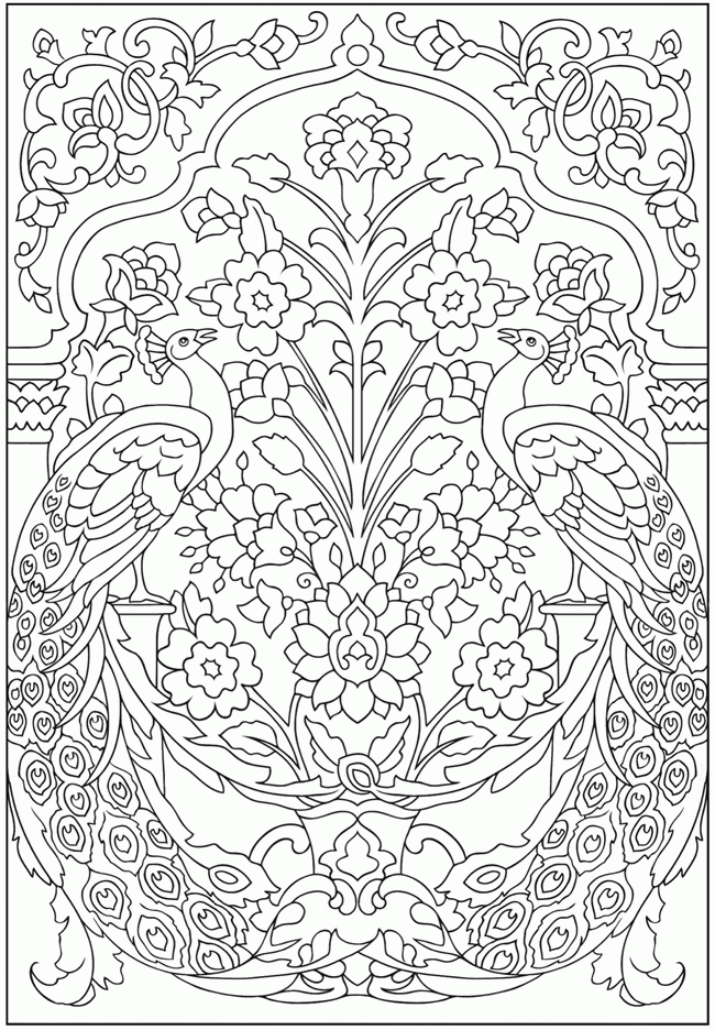 6 Pics of Peacock Coloring Pages To Print - Easy Animal Drawings ...