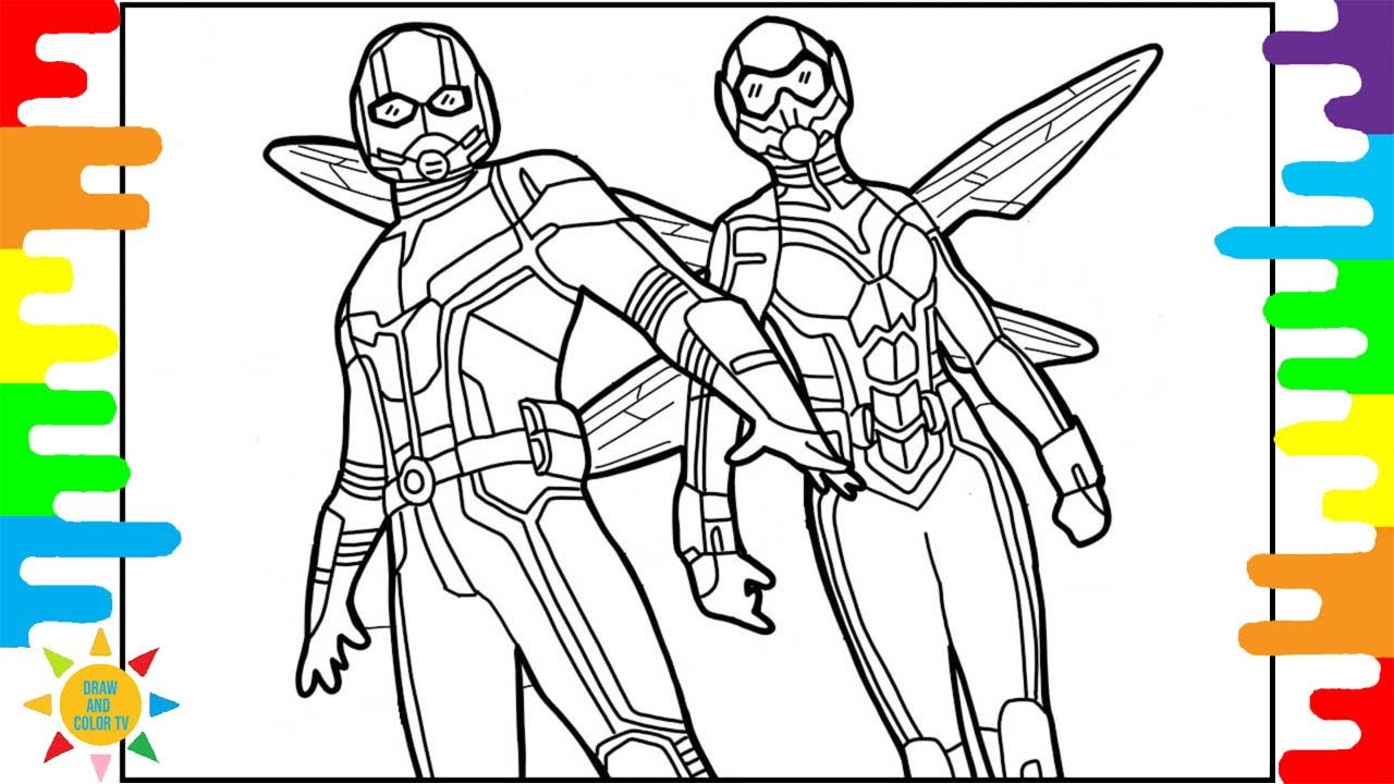 Ant-Man and The Wasp Coloring Page|Marvel Coloring Page|Marin Hoxha &  Caravn - Eternal [NCS Release] - YouTube