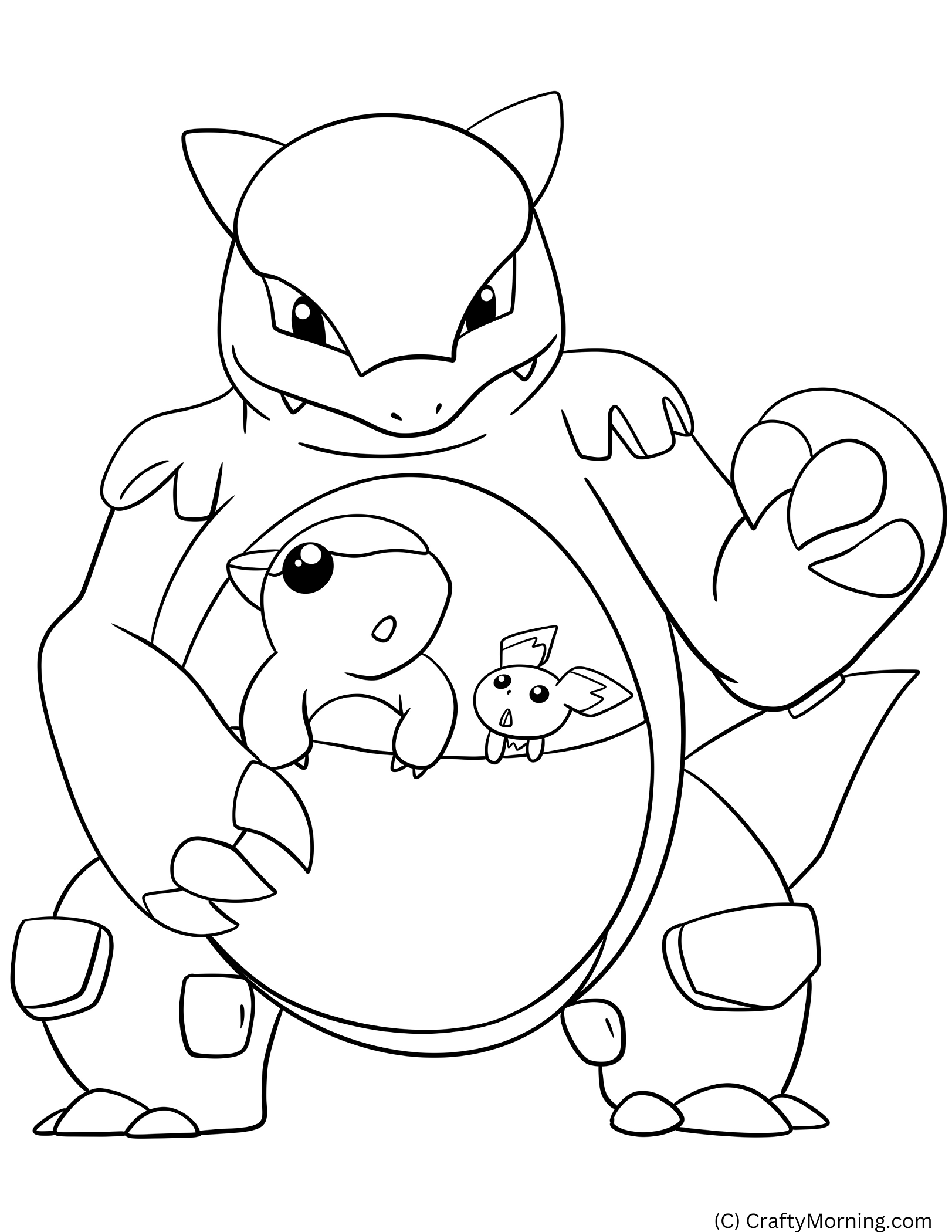 Free Pokemon Coloring Pages - Crafty ...