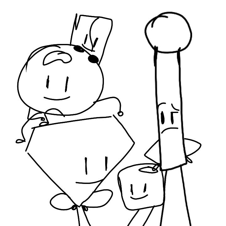 an old bfdi drawing i made when i was ...