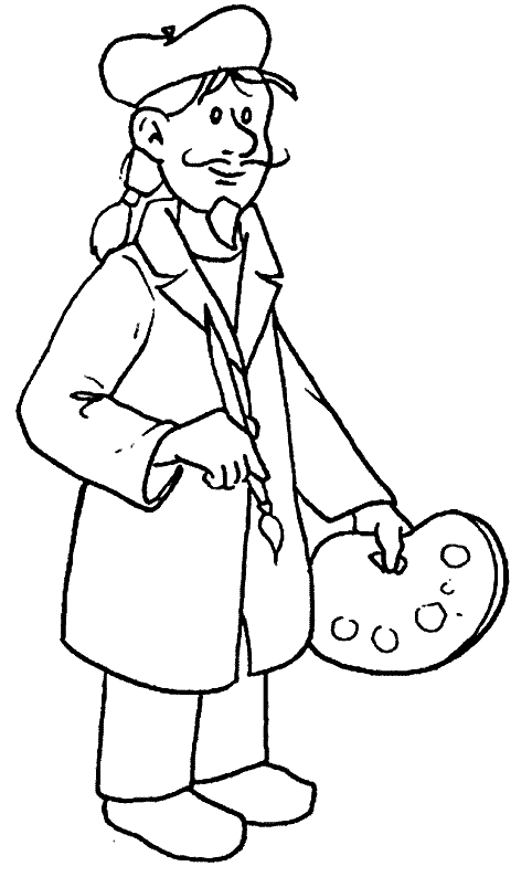Occupations Coloring Pages 522 | Free Printable Coloring Pages