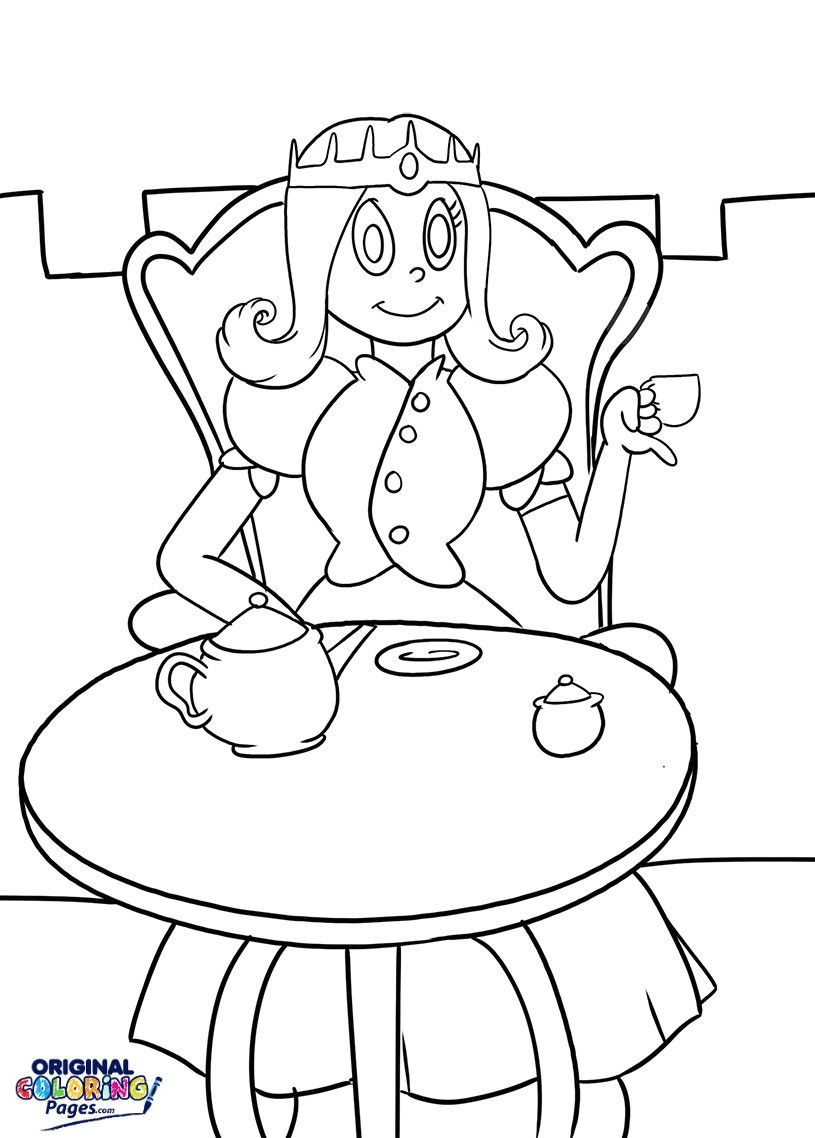 Princess Tea Party Coloring Page – Through the thousand pictures on the web  about princess tea p… | Cartoon coloring pages, Superhero coloring pages,  Doll tea party