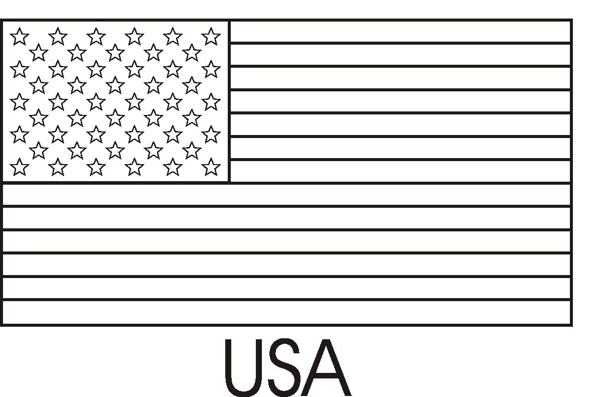 us flag coloring page - High Quality Coloring Pages