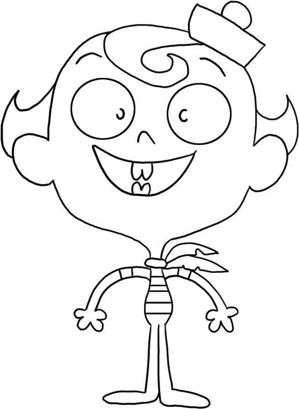Flapjack Coloring Page