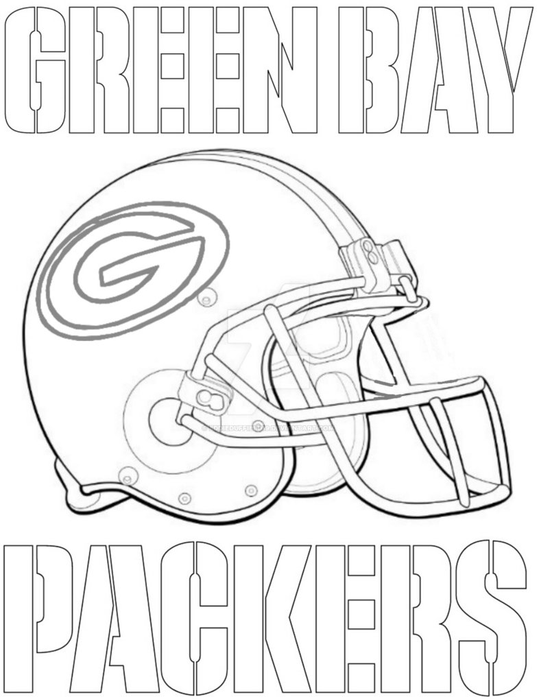 ️Green Bay Packers Printable Coloring Pages Free Download Gambr.co