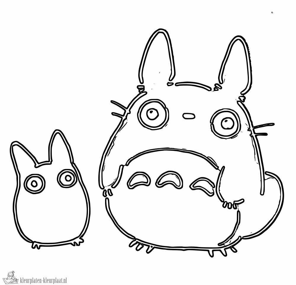 My Neighbor Totoro Coloring Pages Sketch Coloring Page