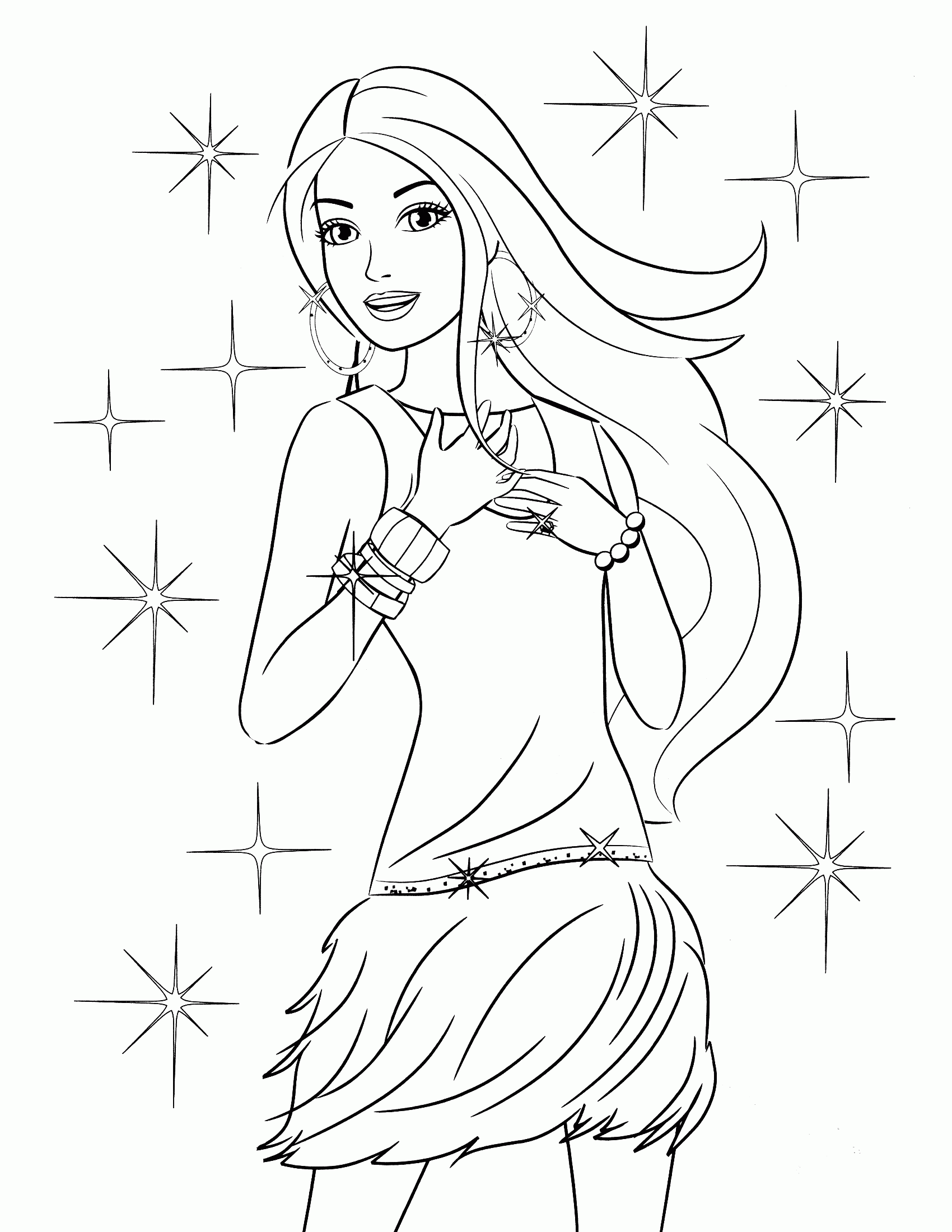 Ballerina Bunny Coloring Page - Coloring Pages For All Ages - Coloring Home