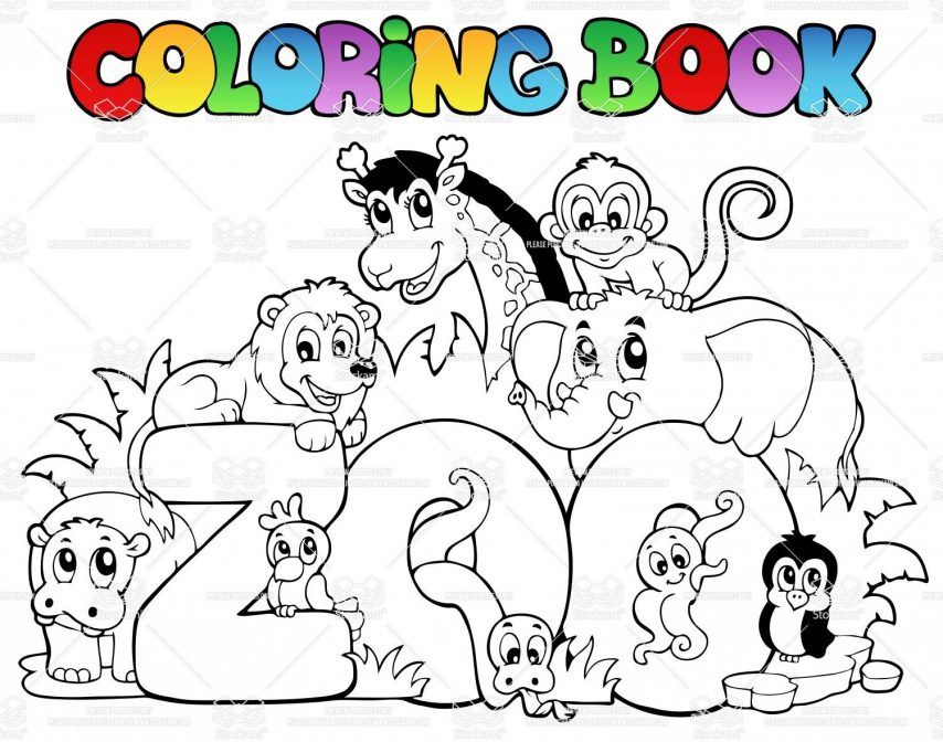 Zoo Coloring Pages And Activities Zoo Coloring Zoo Coloring Pages ...
