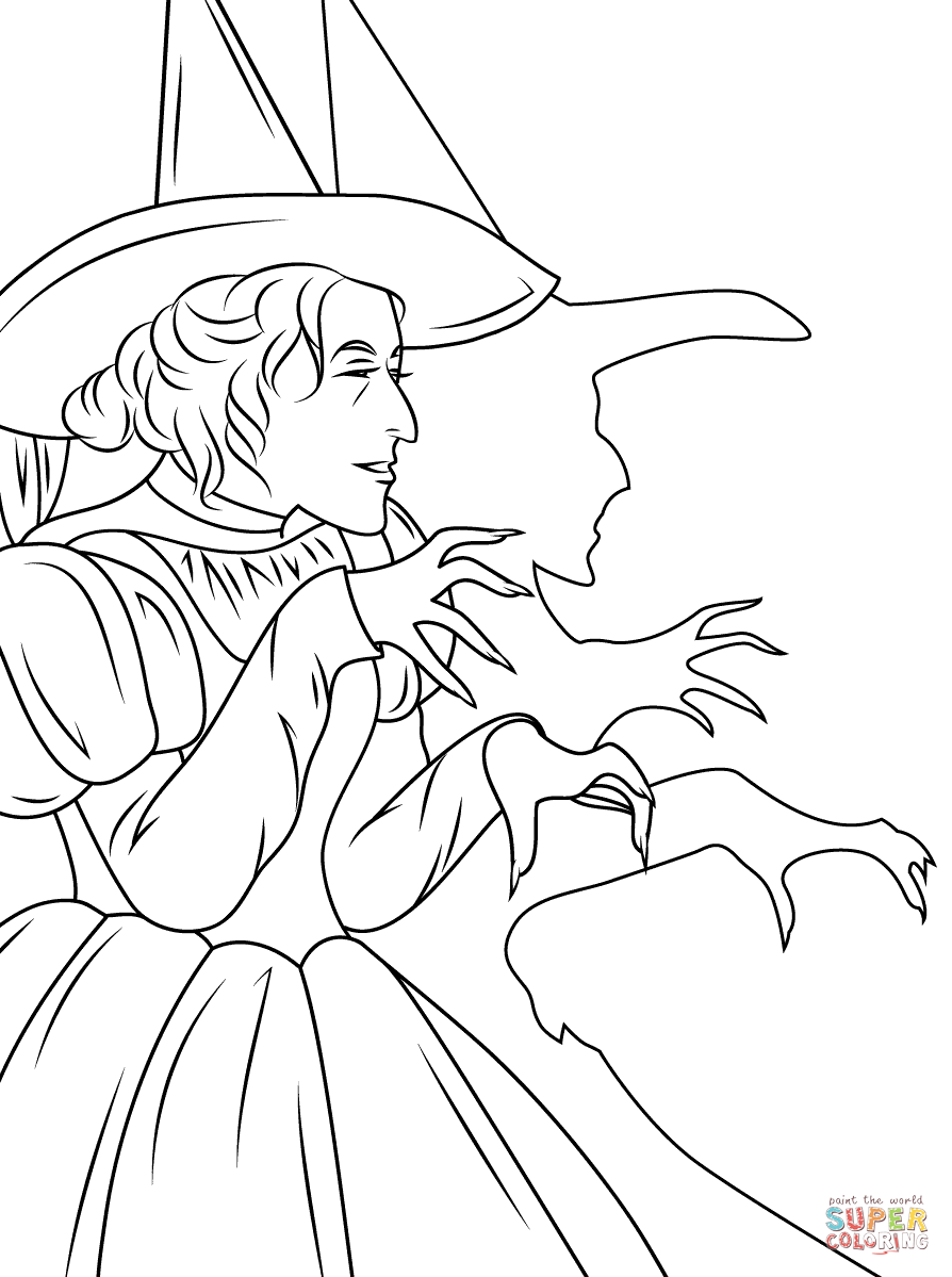 Animal Wizard Of Oz Coloring Pages for Kindergarten