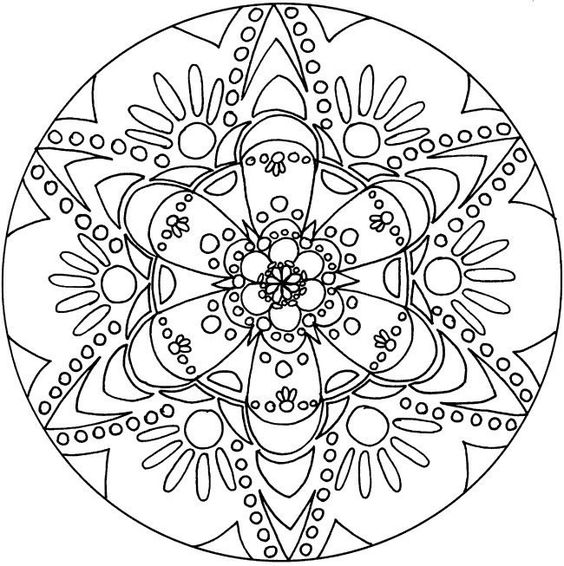 999 Coloring Pages Home Mandala Radial Designs