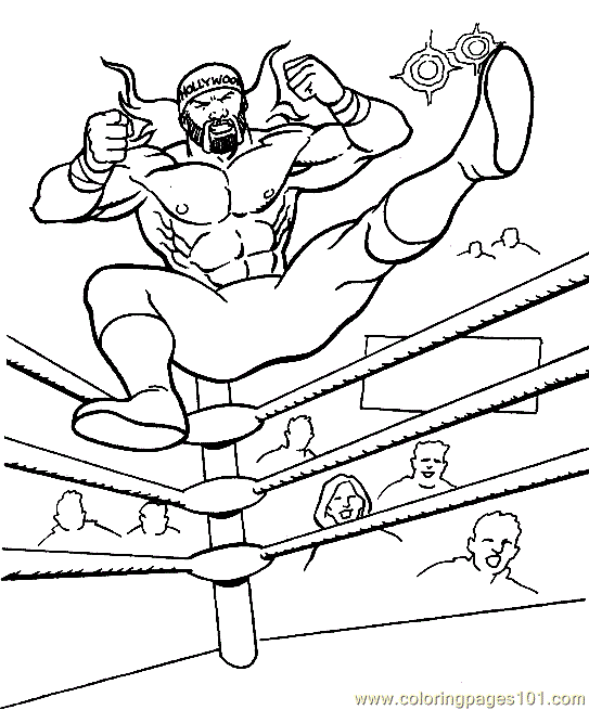 Wrestling | Free Coloring Pages on Masivy World