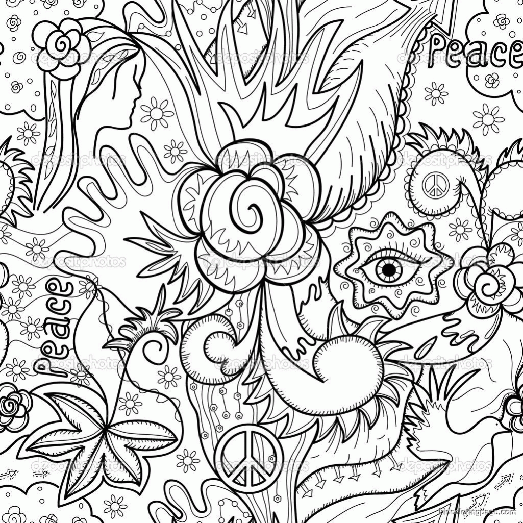 Abstract Coloring Pages Printable Pdf