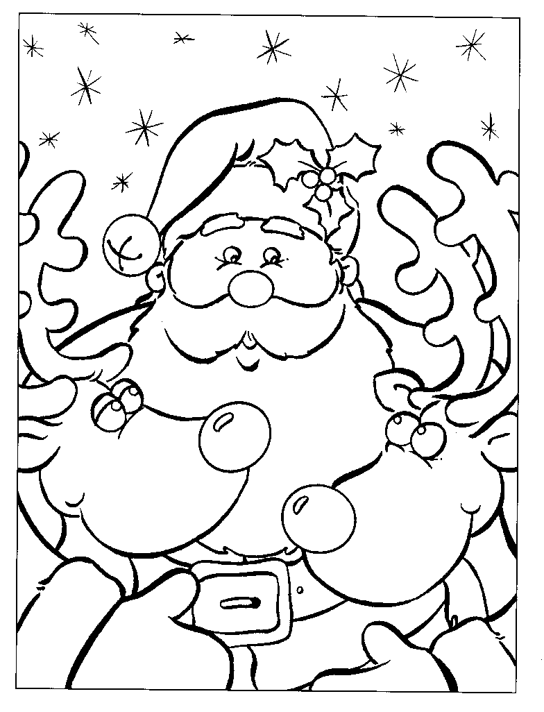 Free Coloring Pages For December Holidays - Coloring Home