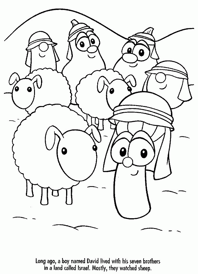 SS Coloring Pages/Veggietales ...
