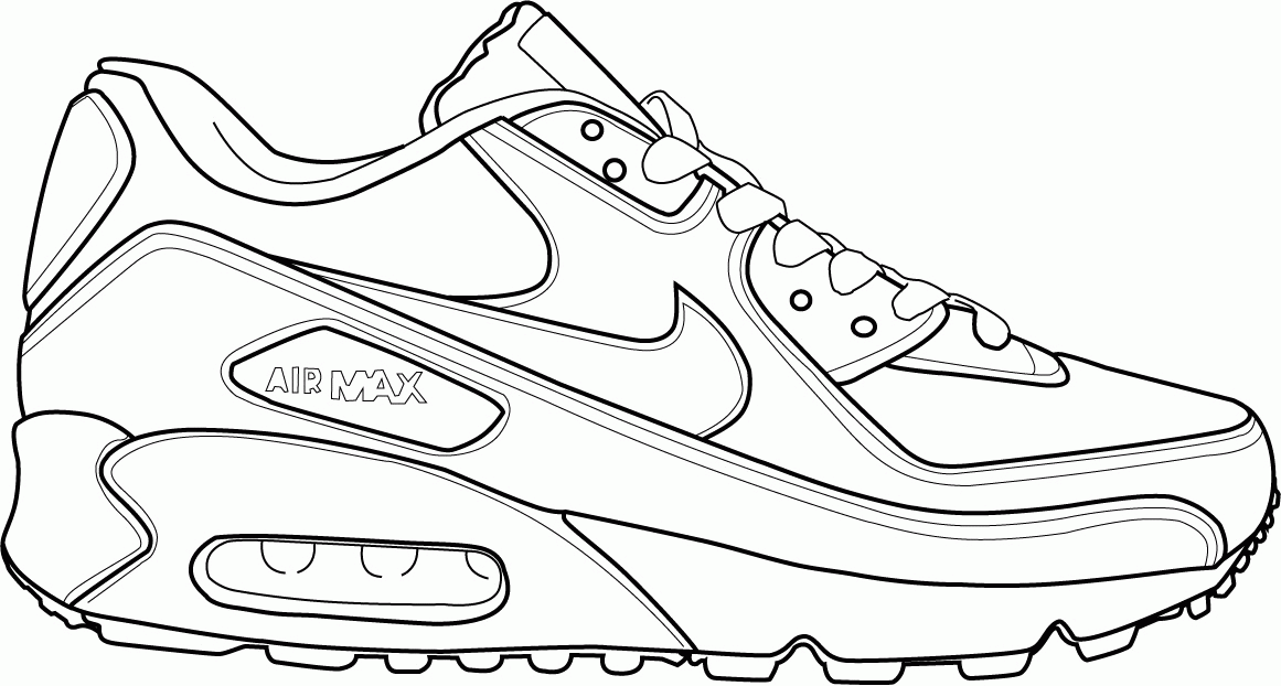 Shoe Coloring Page 2