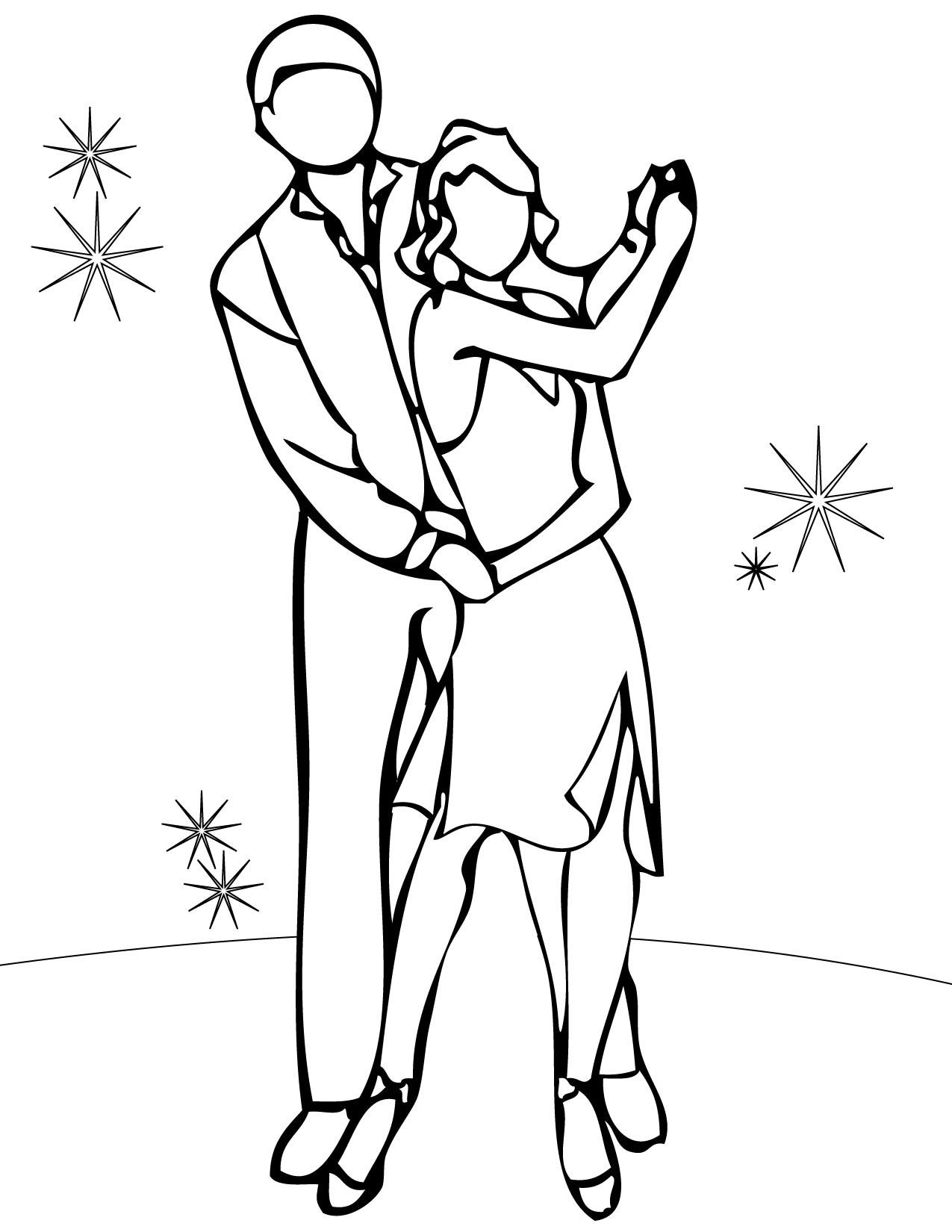 dance coloring pages jazz - photo #4