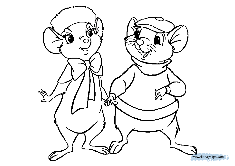 The Rescuers Coloring Pages - Coloring Home