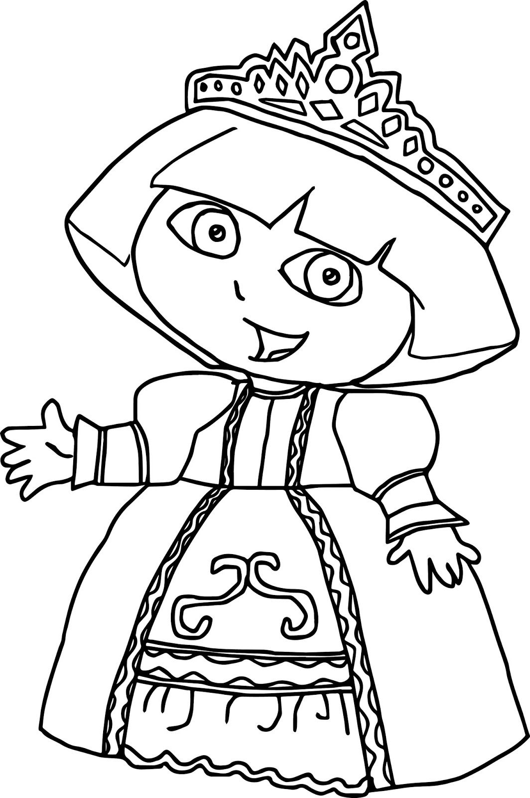 Dora The Explorer Coloring Pages ~ Coloring Pictures - Coloring Home