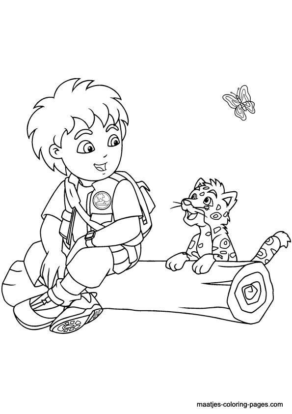 6 Pics of Go Diego Go Coloring Pages - Go Diego Go Coloring Pages ...