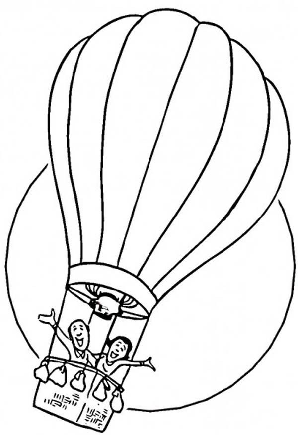 Coloring Page For Adults Hot Air Balloons Hand By Bigtranchsoap ...