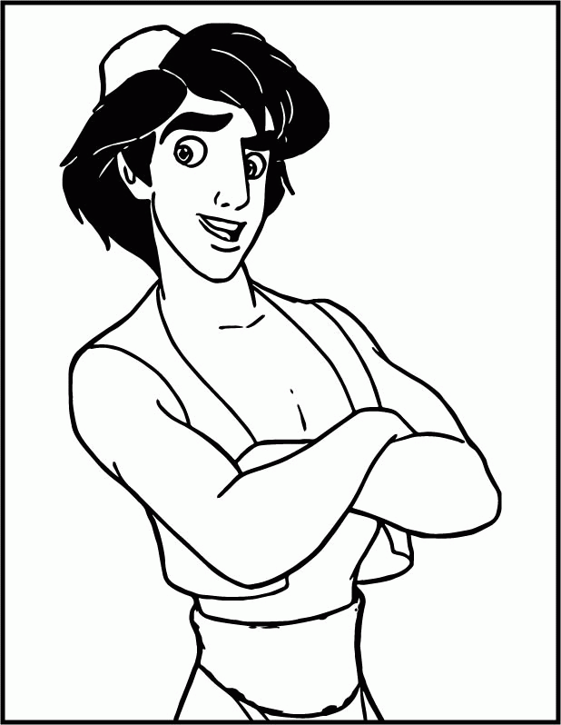 Aladdin Coloring Pages Free Download - Coloring Home