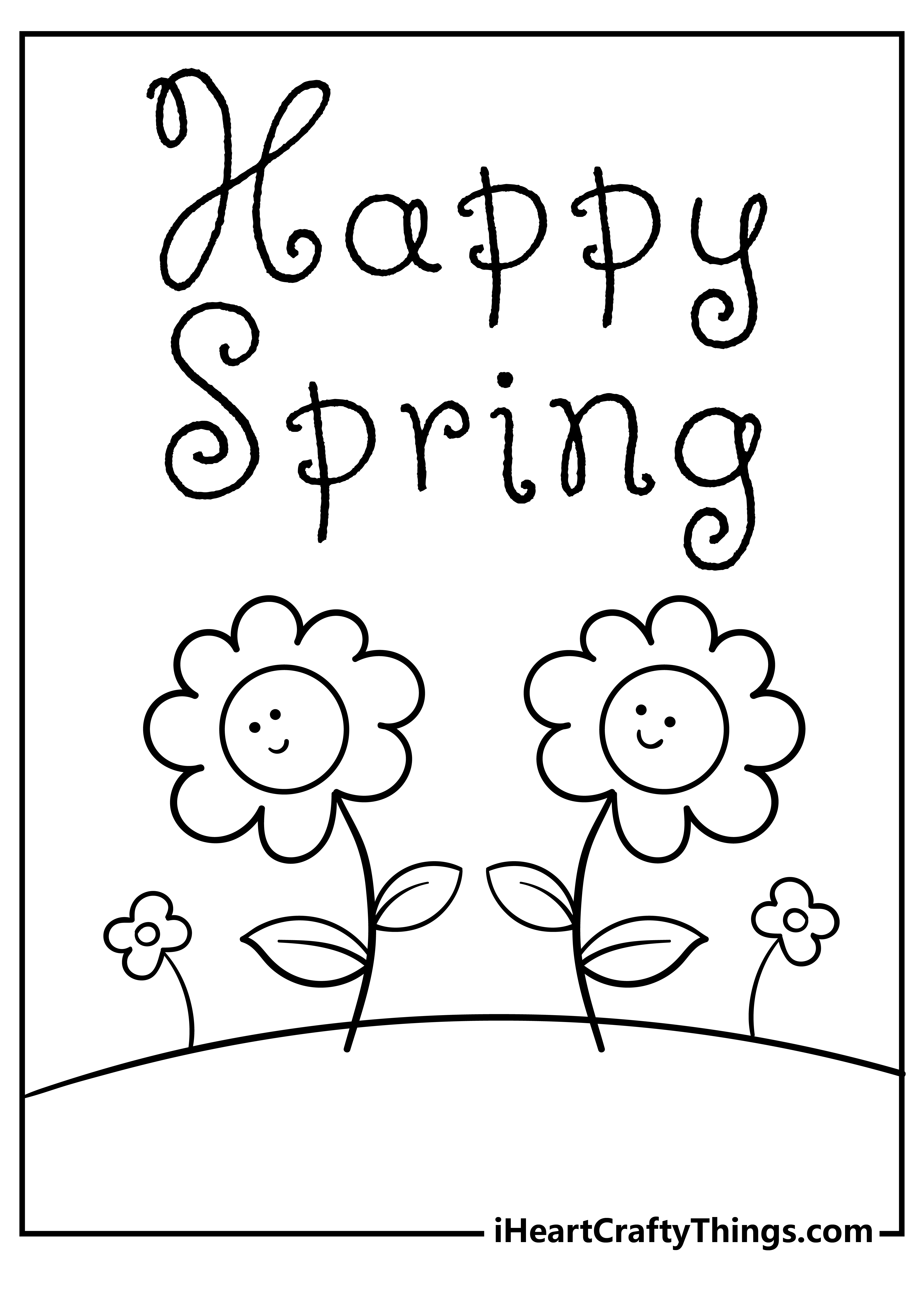 Printable Spring Coloring Pages (Updated 2022)