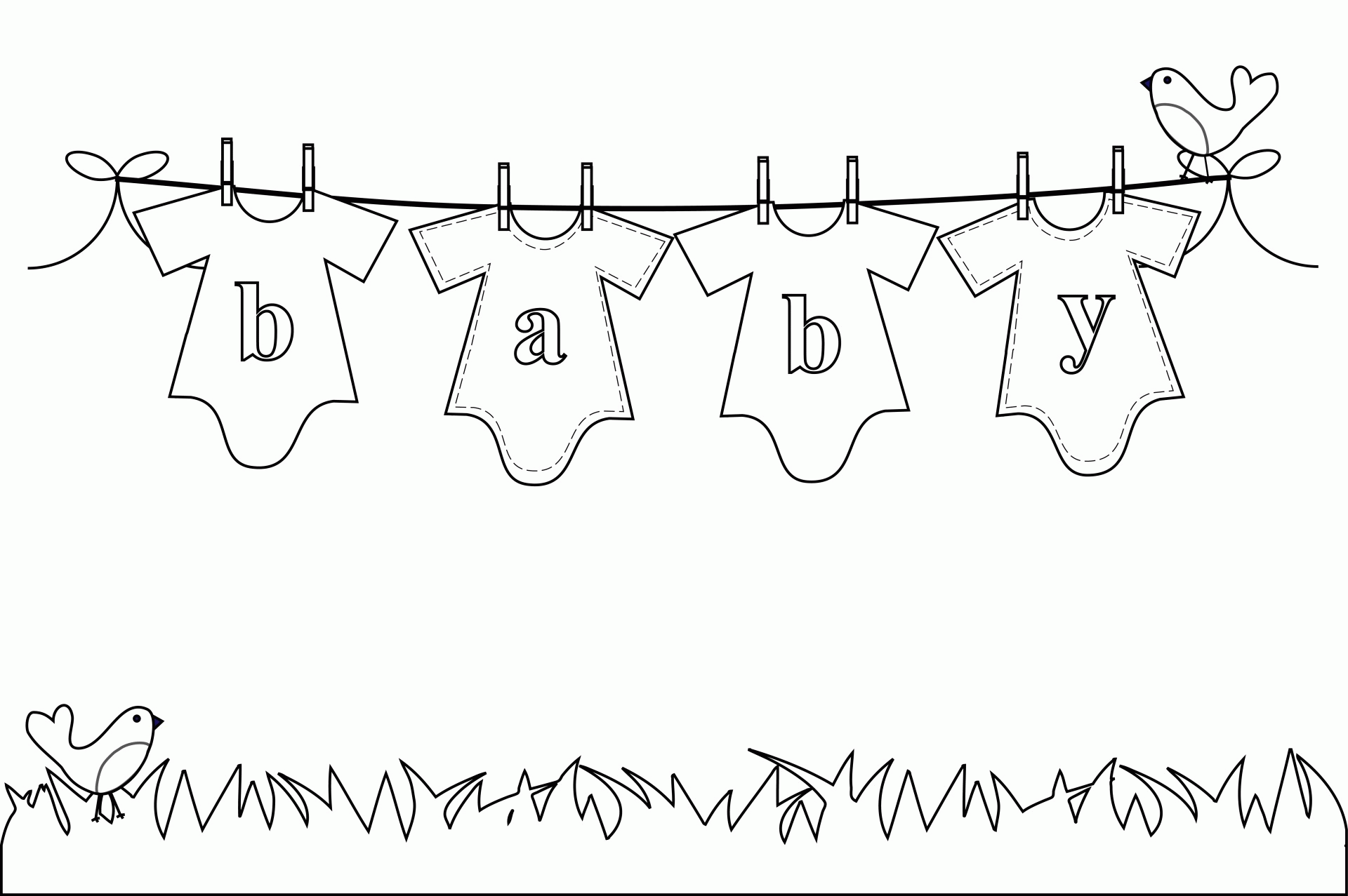 Baby Background Coloring Page Free Stock Photo - Public Domain ...