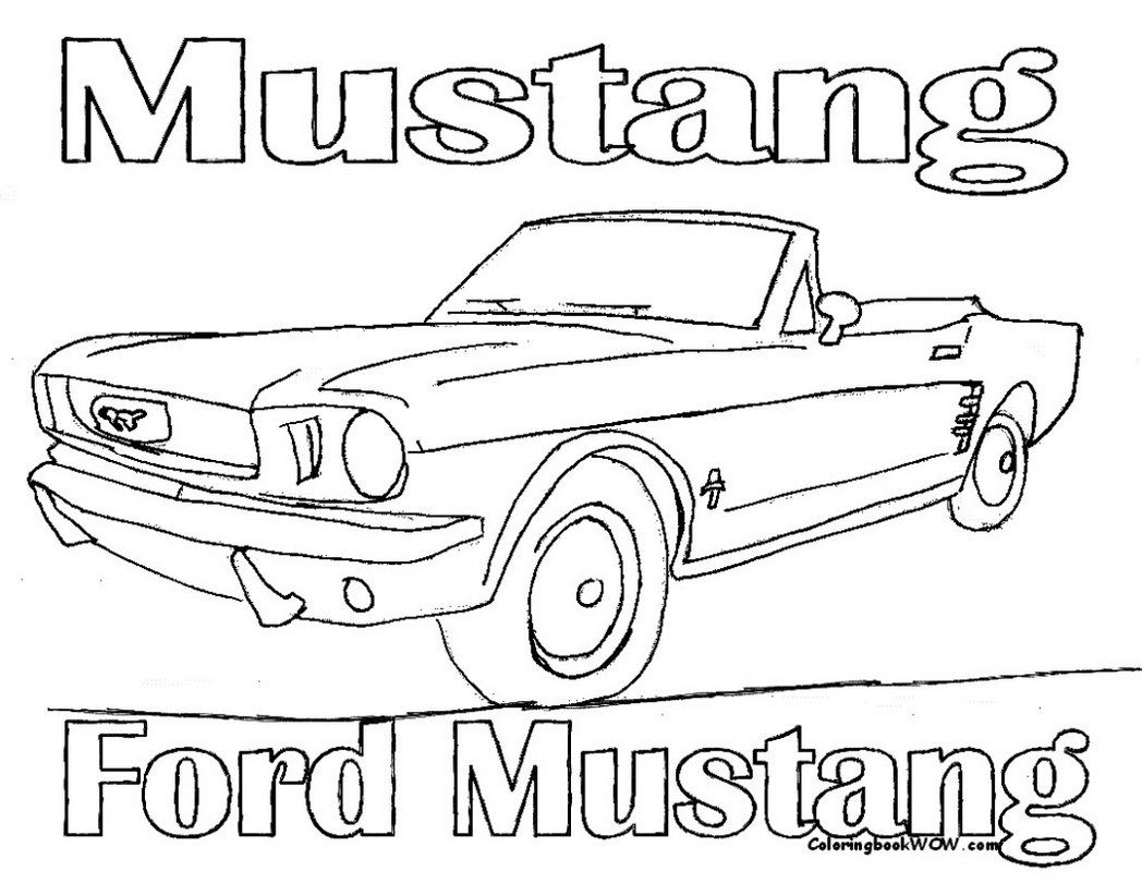 car-coloring-ford-cars-free-sheets-mustangs-373758 Â« Coloring ...