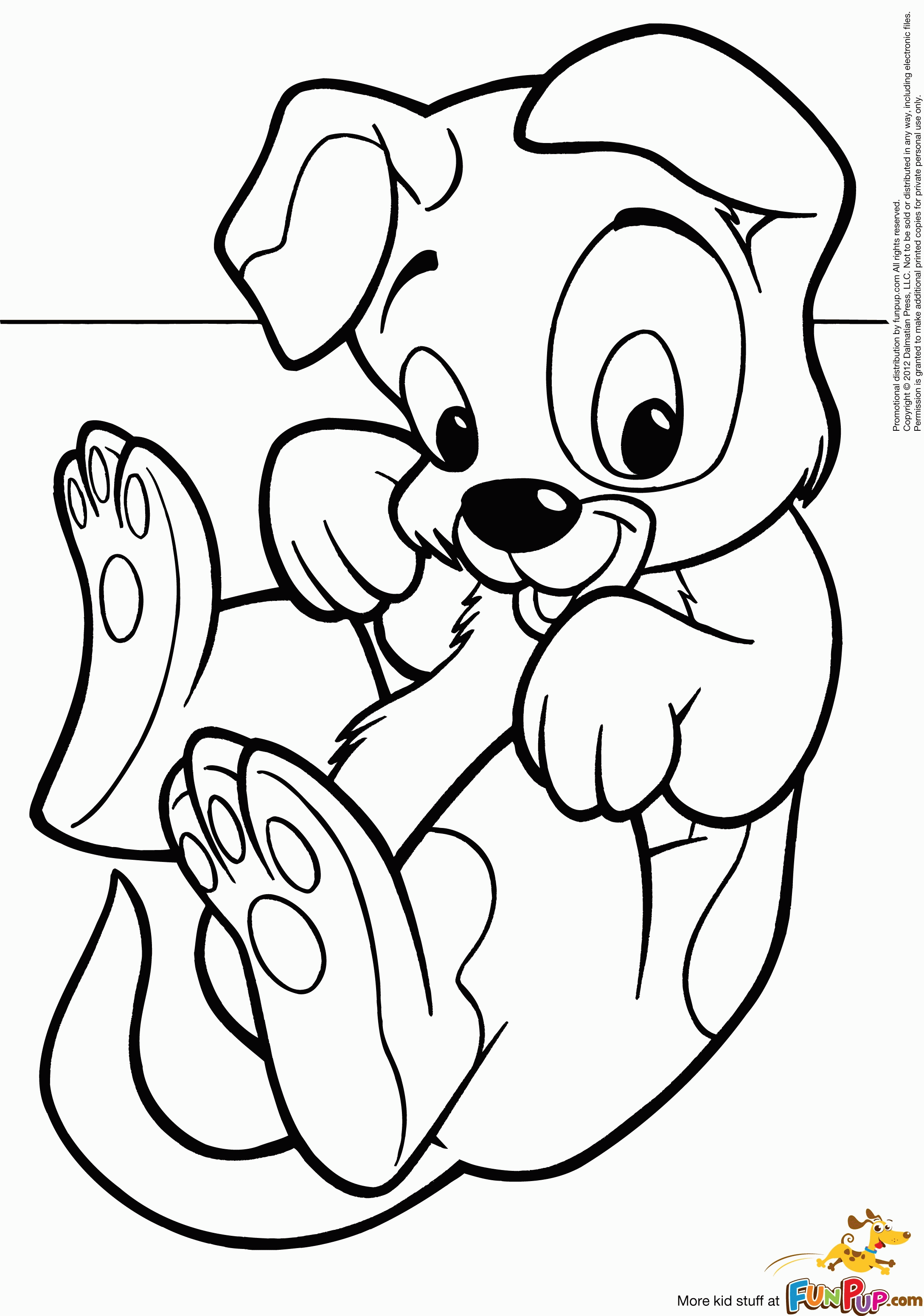 Kitten And Puppy Coloring Pages To Print Coloring Home