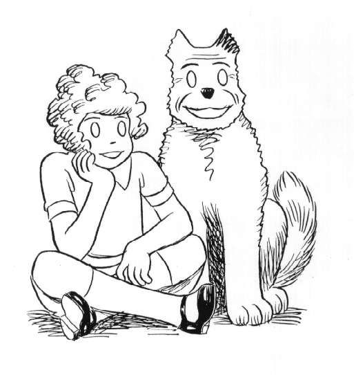 Little Orphan Annie Coloring Page