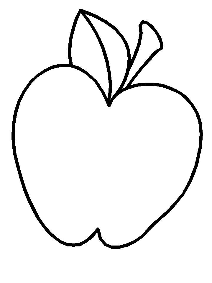 Apple Fruit Coloring Pages Book Home Apples
