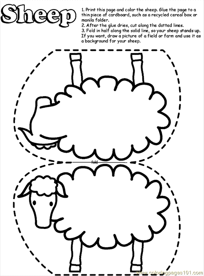 Coloring Pages Sheep - Coloring Home