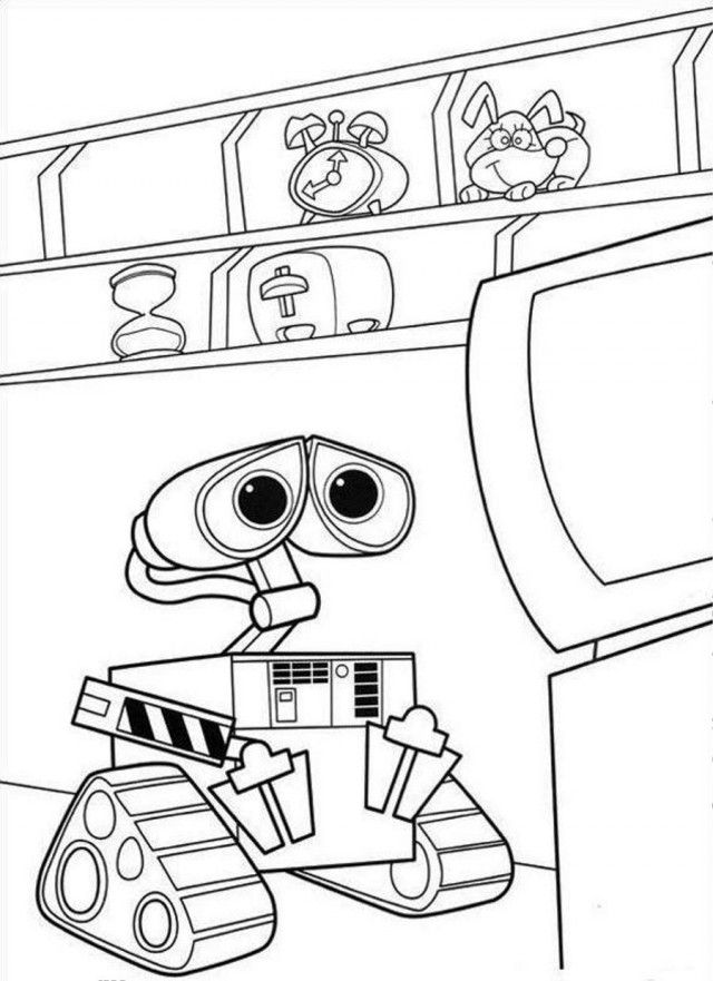 Wall-e Coloring Pages To Print - Coloring Home
