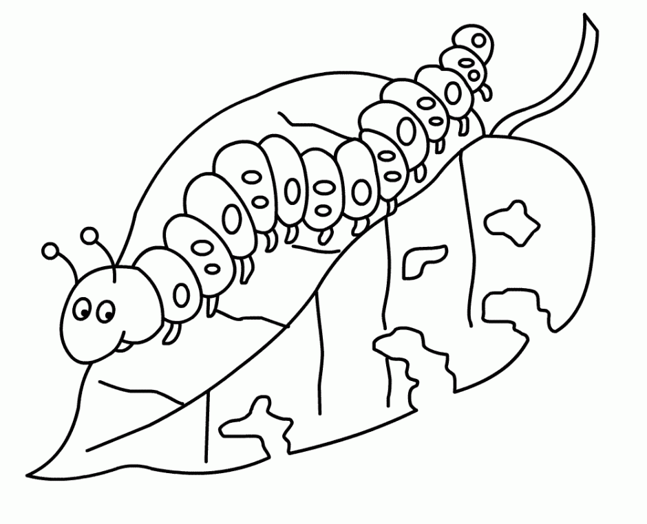 Very Hungry Caterpillar Coloring Pages Coloring Home