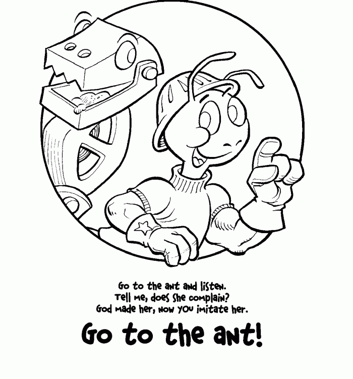 Ant Coloring Pages For Kids | 99coloring.com