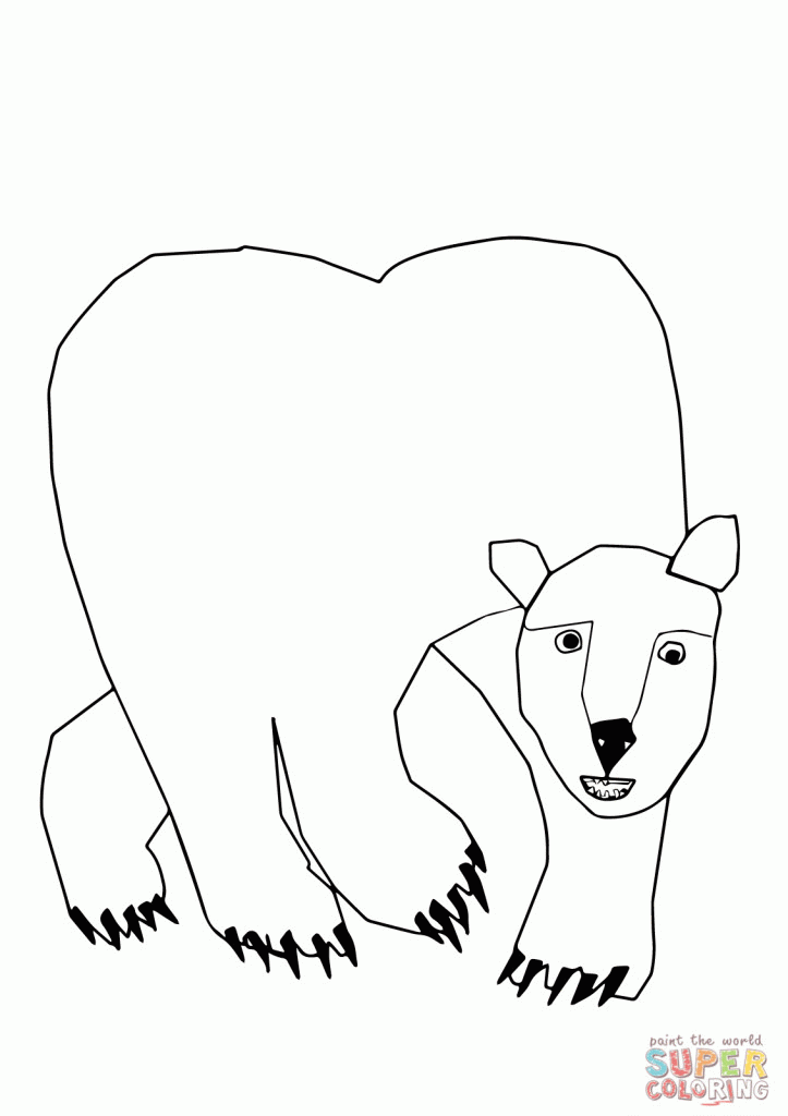 Polar Bear Polar Bear Do You Hear Coloring Pages Coloring Home