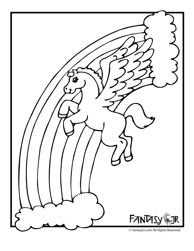 Pegasus Coloring Pages 109 | Free Printable Coloring Pages