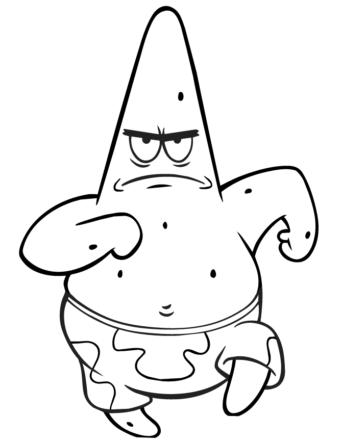 Coloring Pages Of Patrick Star Coloring Home