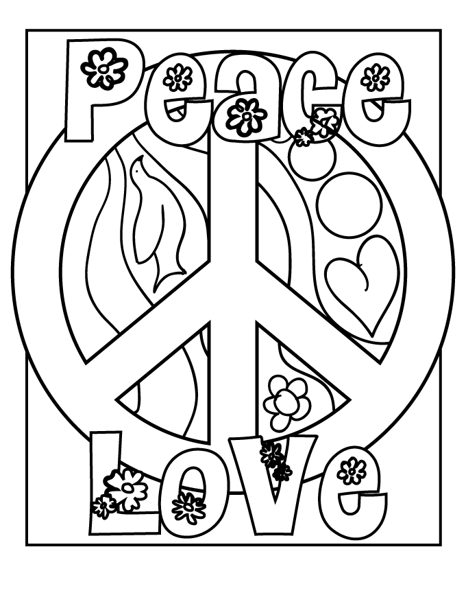 peace coloring pages – 680×880 Download Free Wallpaper, Background 