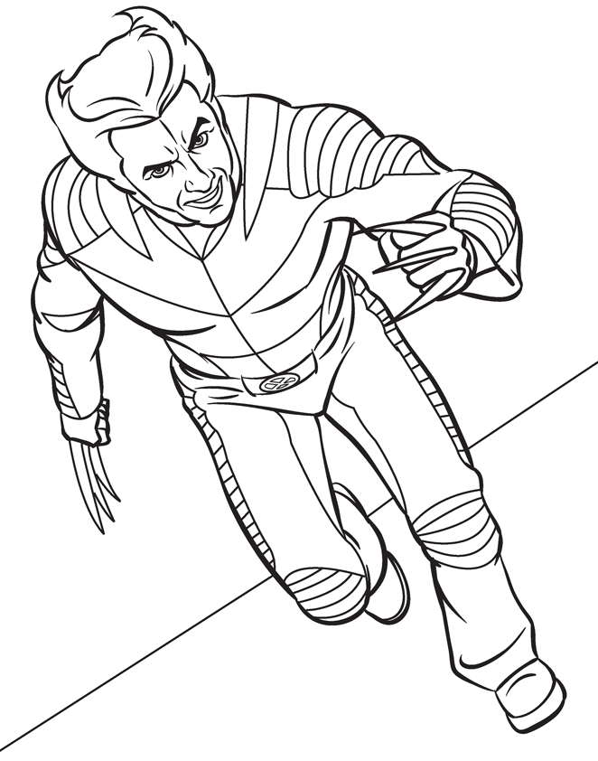 super hero pictures Colouring Pages