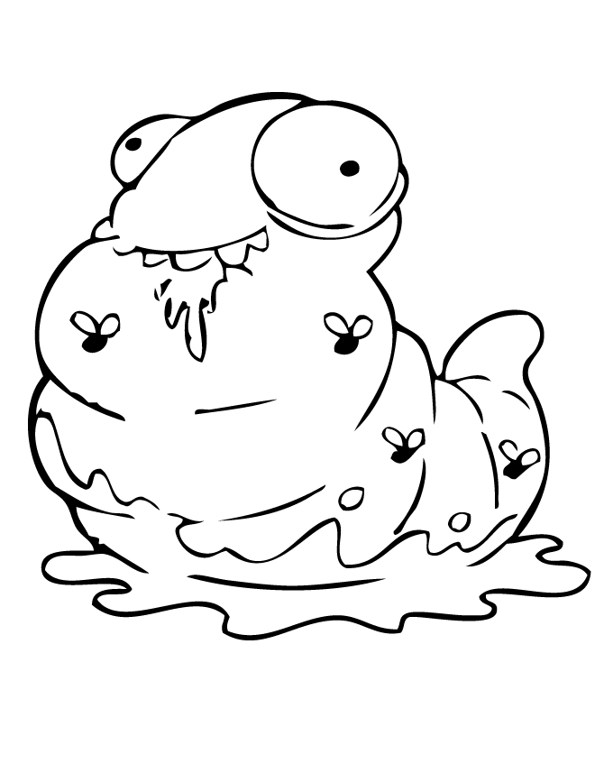 Trash Pack Mucky Maggot Coloring Page | H & M Coloring Pages