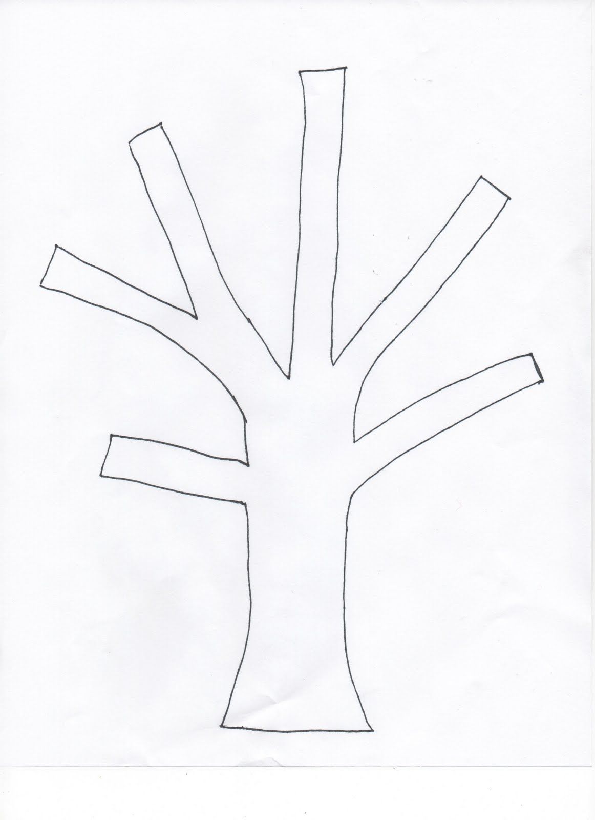 Tree Trunkcoloring Page Coloring Home
