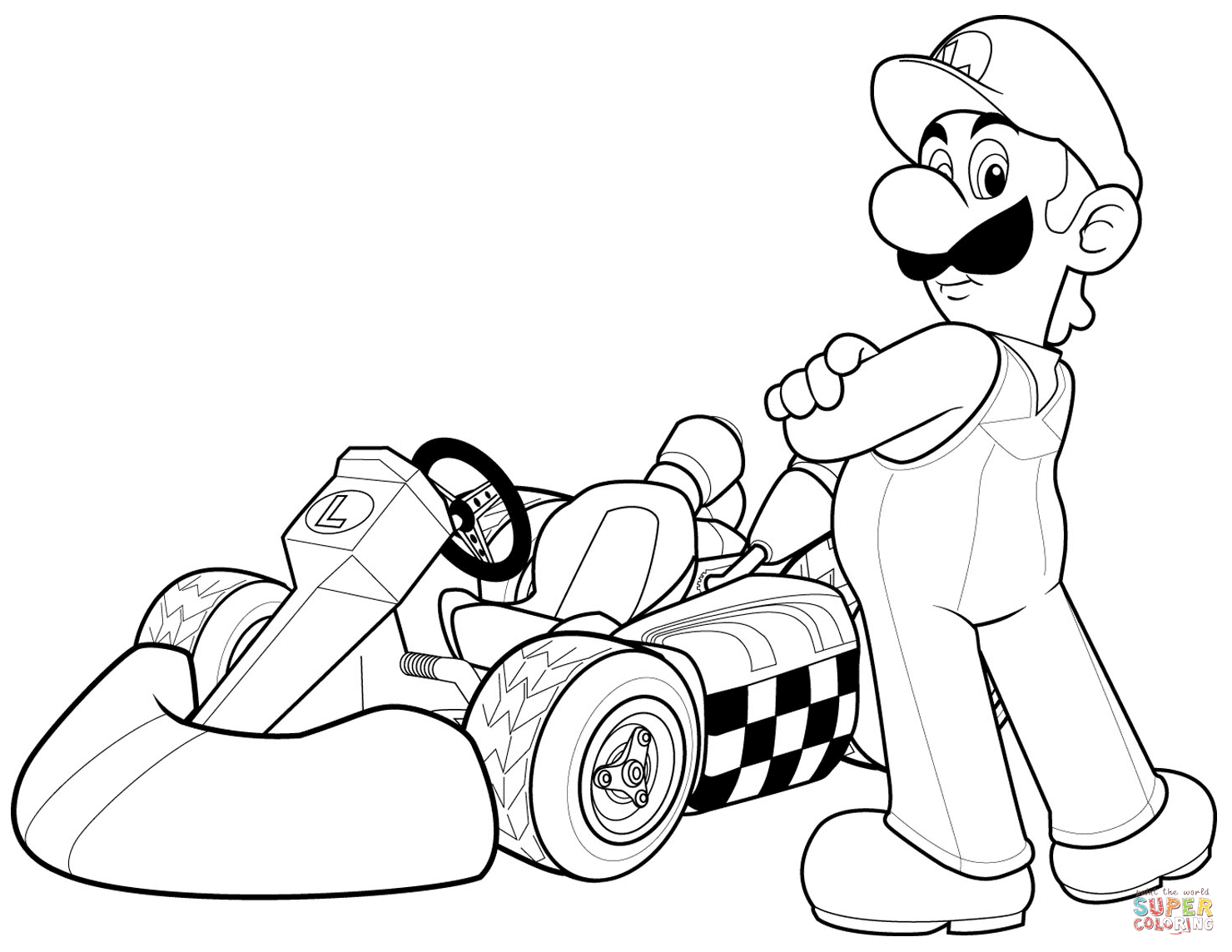 Super Mario Bros. coloring pages | Free Coloring Pages