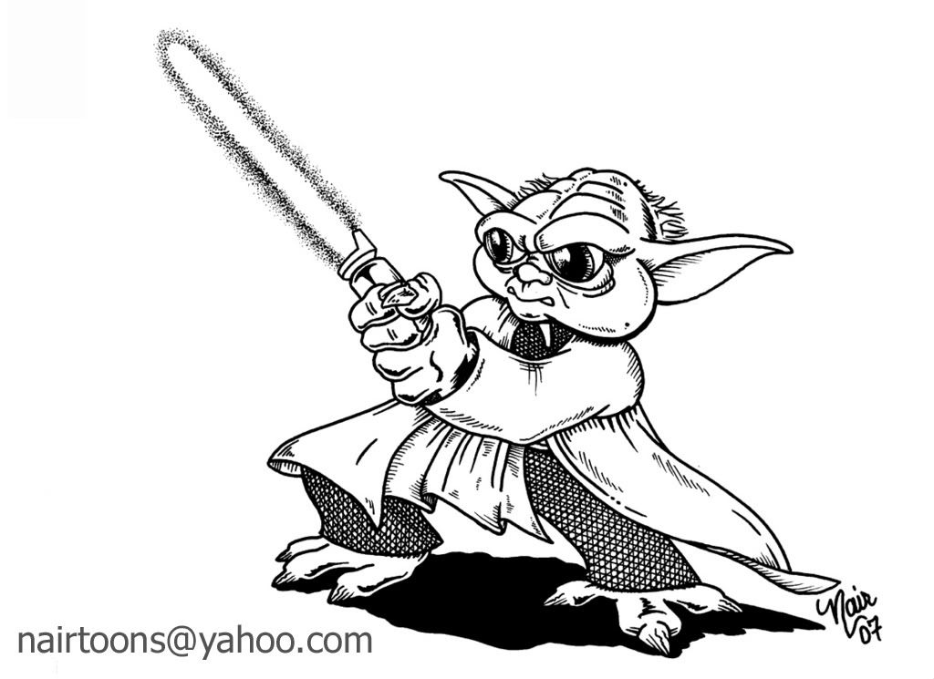Yoda Printable Coloring Pages - Coloring Home