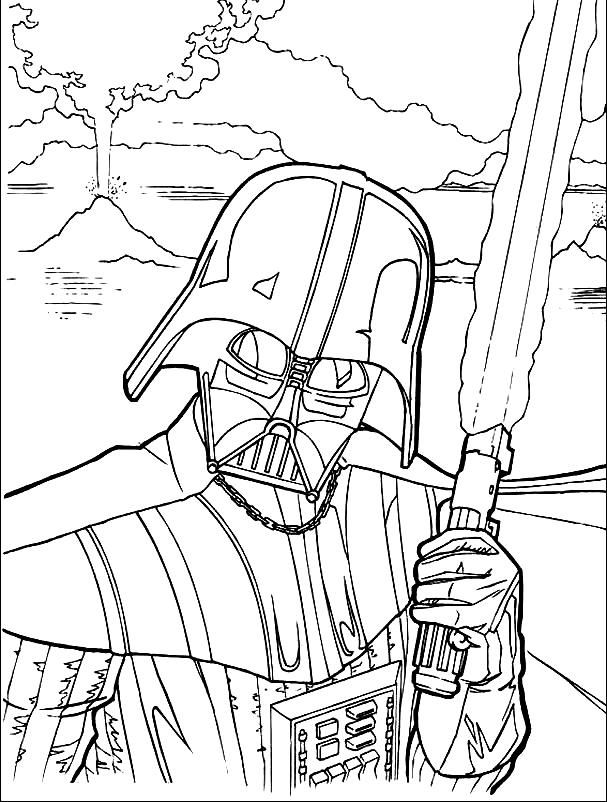 Star Wars Lightsaber Coloring Pages Coloring Home