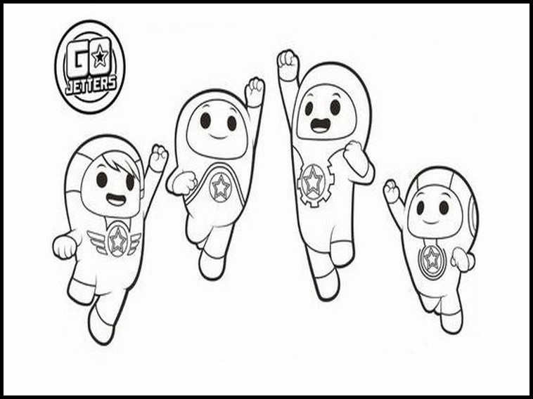 Go Jetters Coloring Pages 1