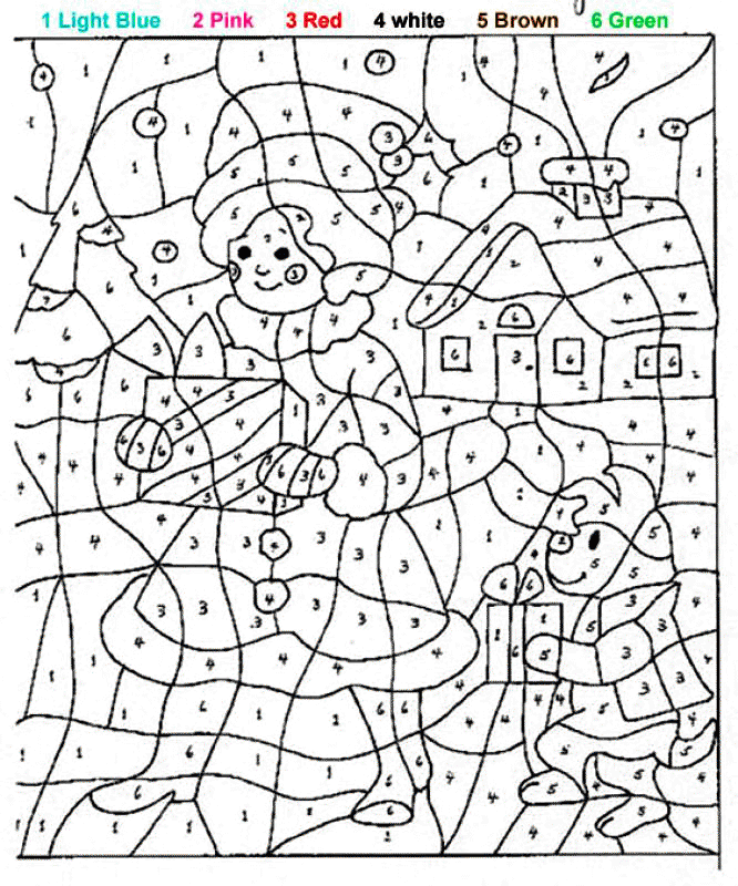 FREE NUMBER COLORING PAGES Â« Free Coloring Pages